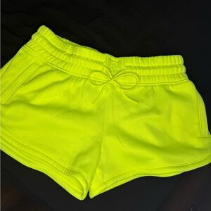 Neon Green Shorts